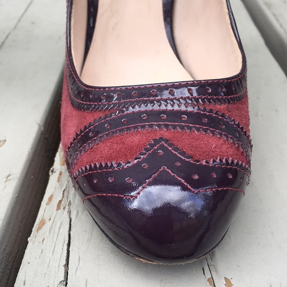 Red purple Mary Jane Pour La Victoire 8.5 - Picture 10 of 14